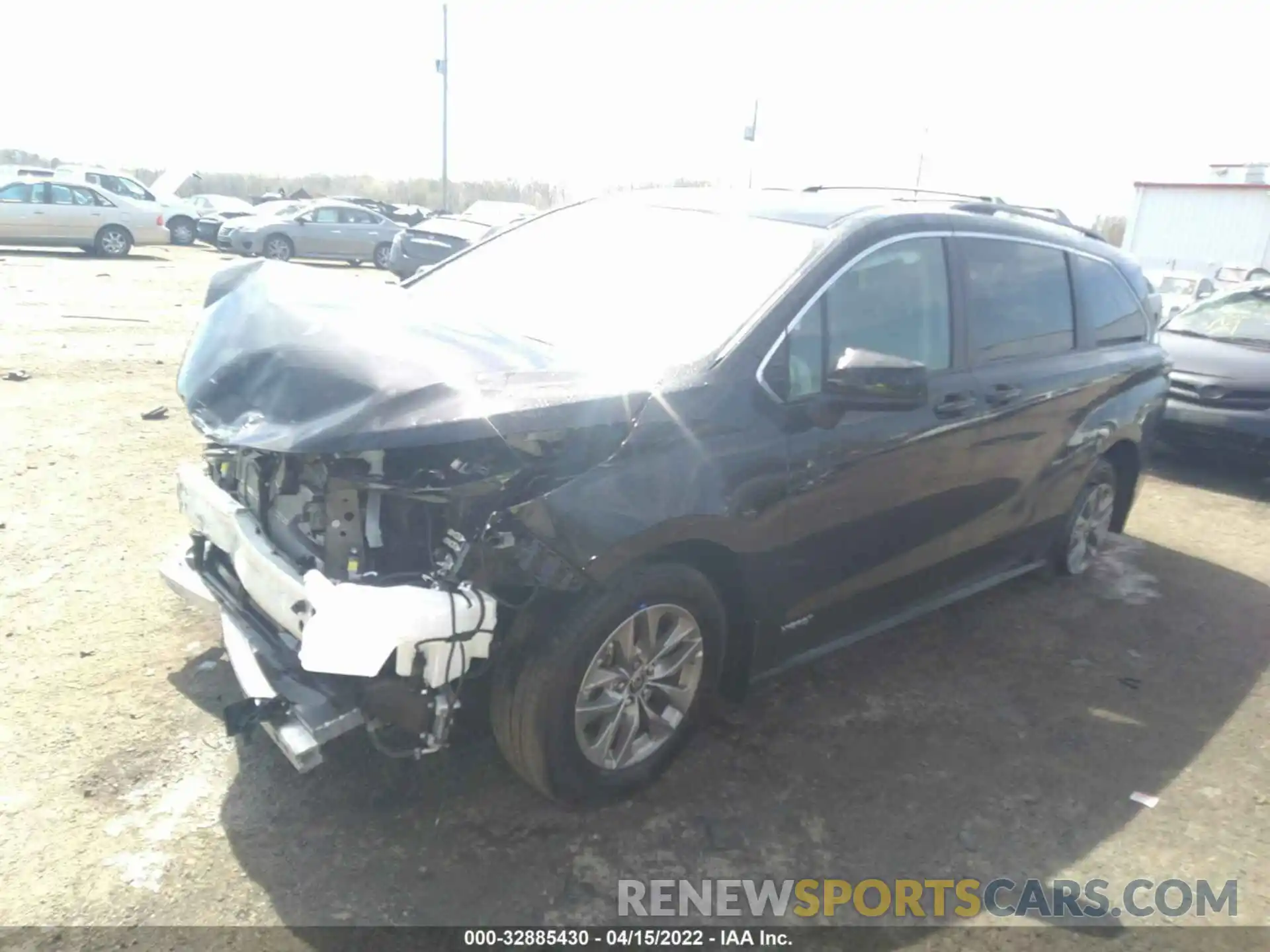 2 Photograph of a damaged car 5TDKRKEC7MS063452 TOYOTA SIENNA 2021