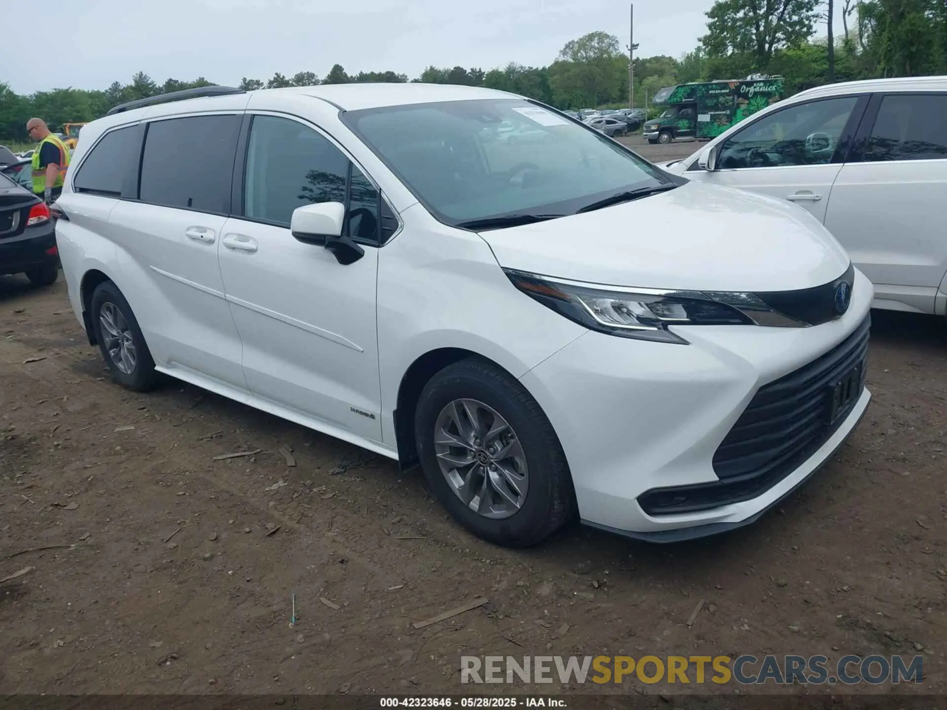 1 Photograph of a damaged car 5TDKRKECXMS059444 TOYOTA SIENNA 2021