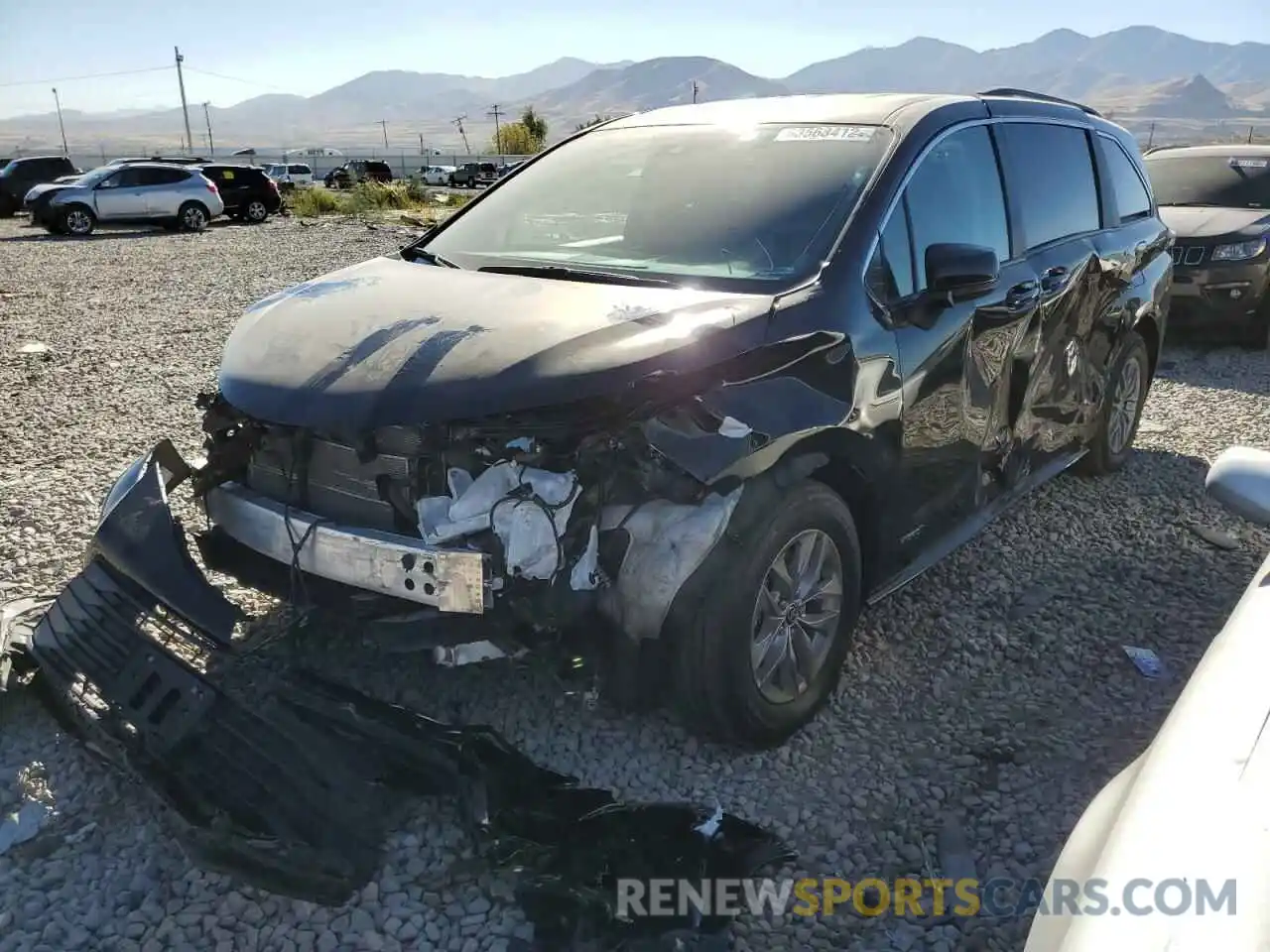 2 Photograph of a damaged car 5TDKSKFC0MS037648 TOYOTA SIENNA 2021