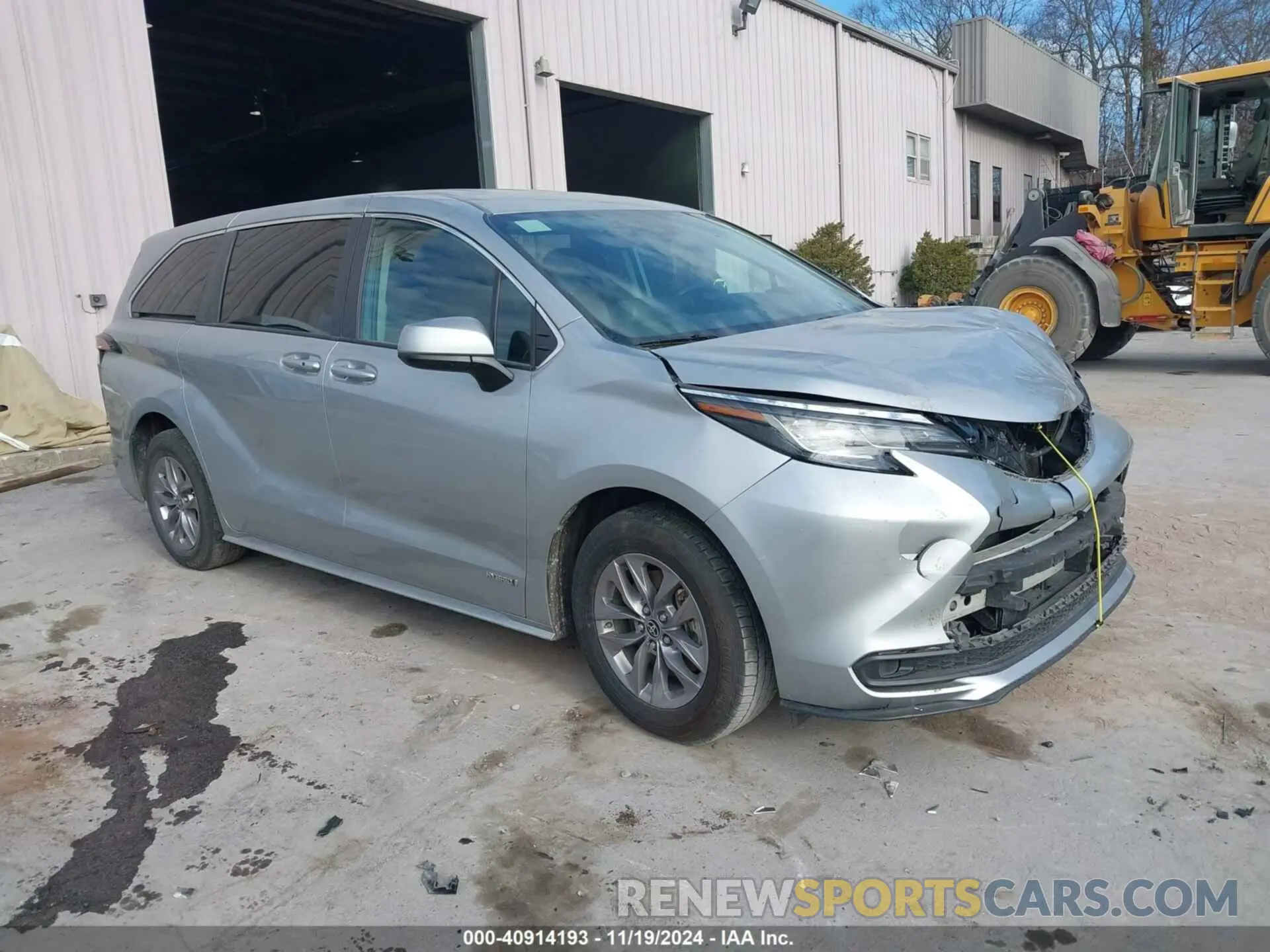 1 Photograph of a damaged car 5TDKSKFC1MS036492 TOYOTA SIENNA 2021