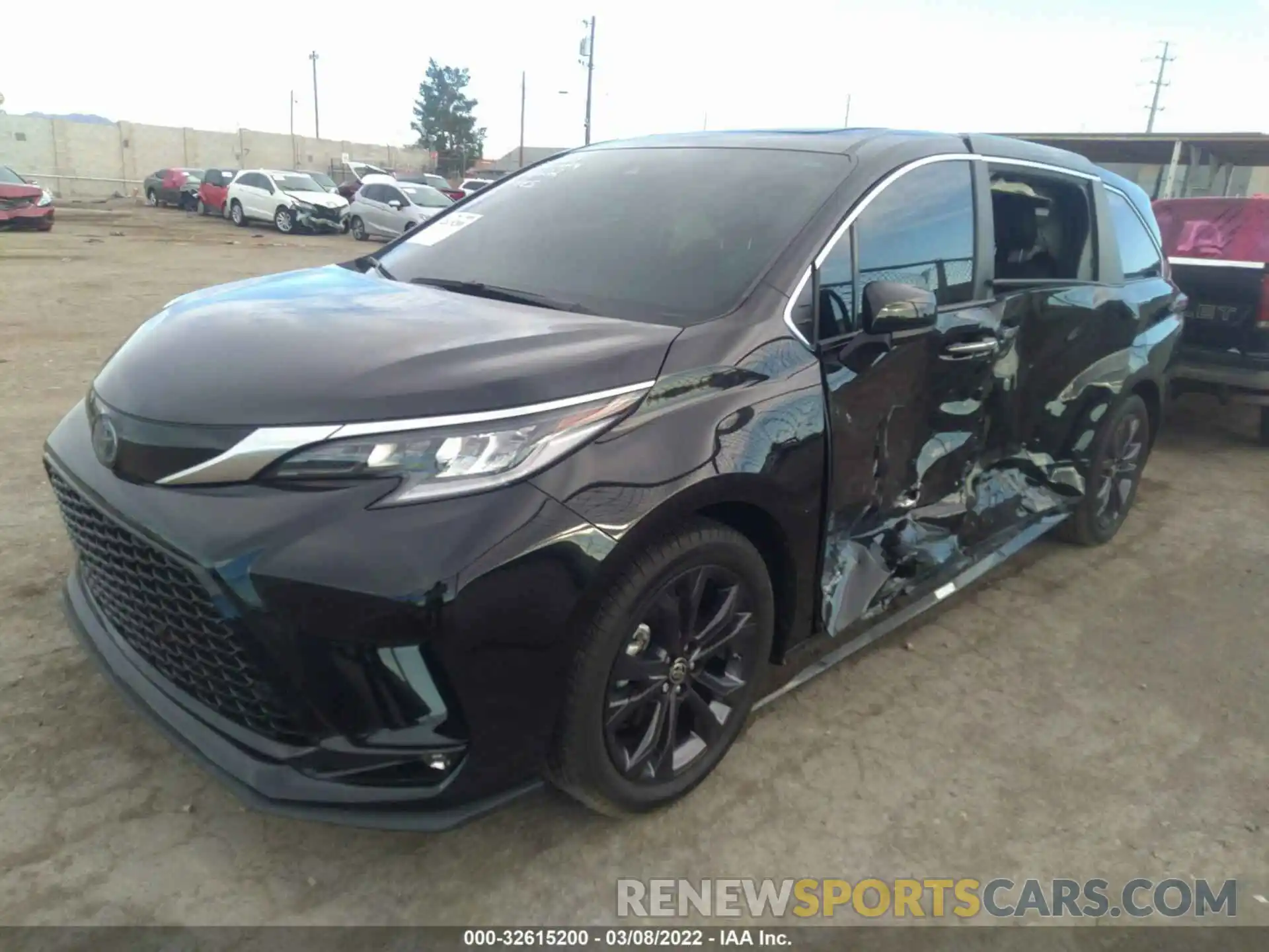 2 Photograph of a damaged car 5TDXRKEC6MS062900 TOYOTA SIENNA 2021