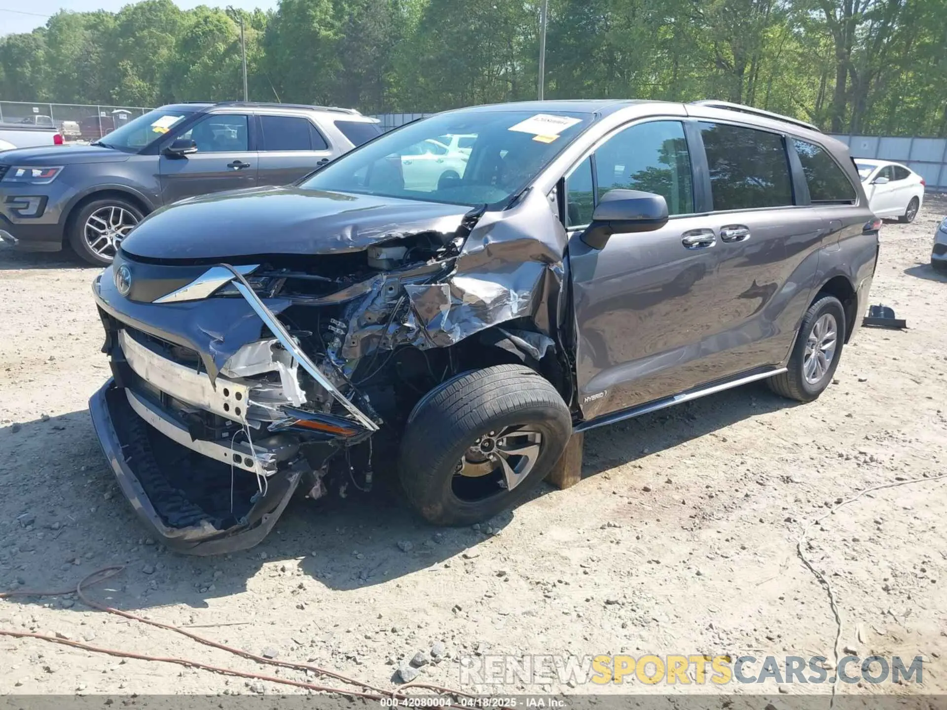 2 Photograph of a damaged car 5TDYRKEC0MS007394 TOYOTA SIENNA 2021