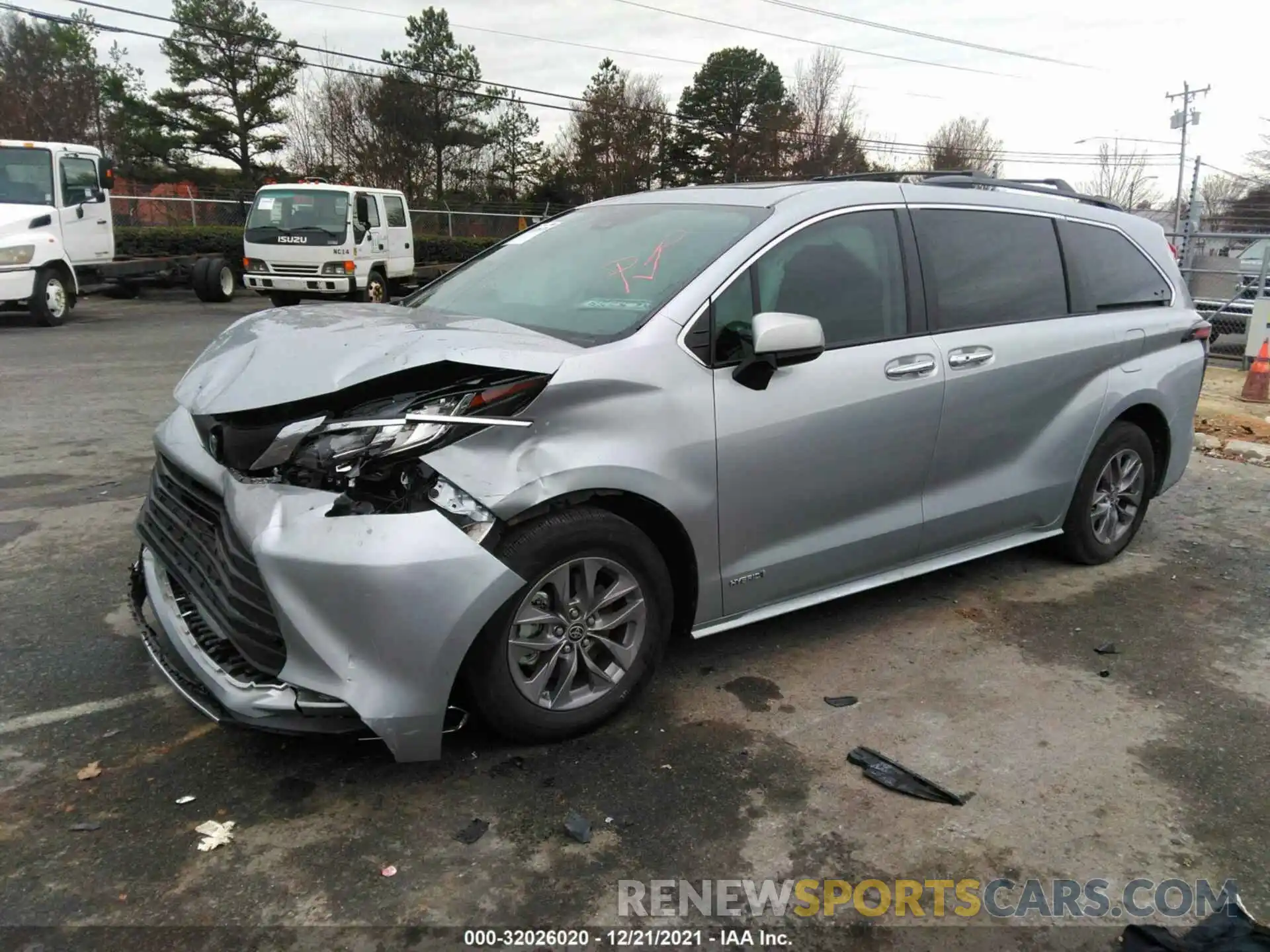 2 Photograph of a damaged car 5TDYRKEC0MS022851 TOYOTA SIENNA 2021