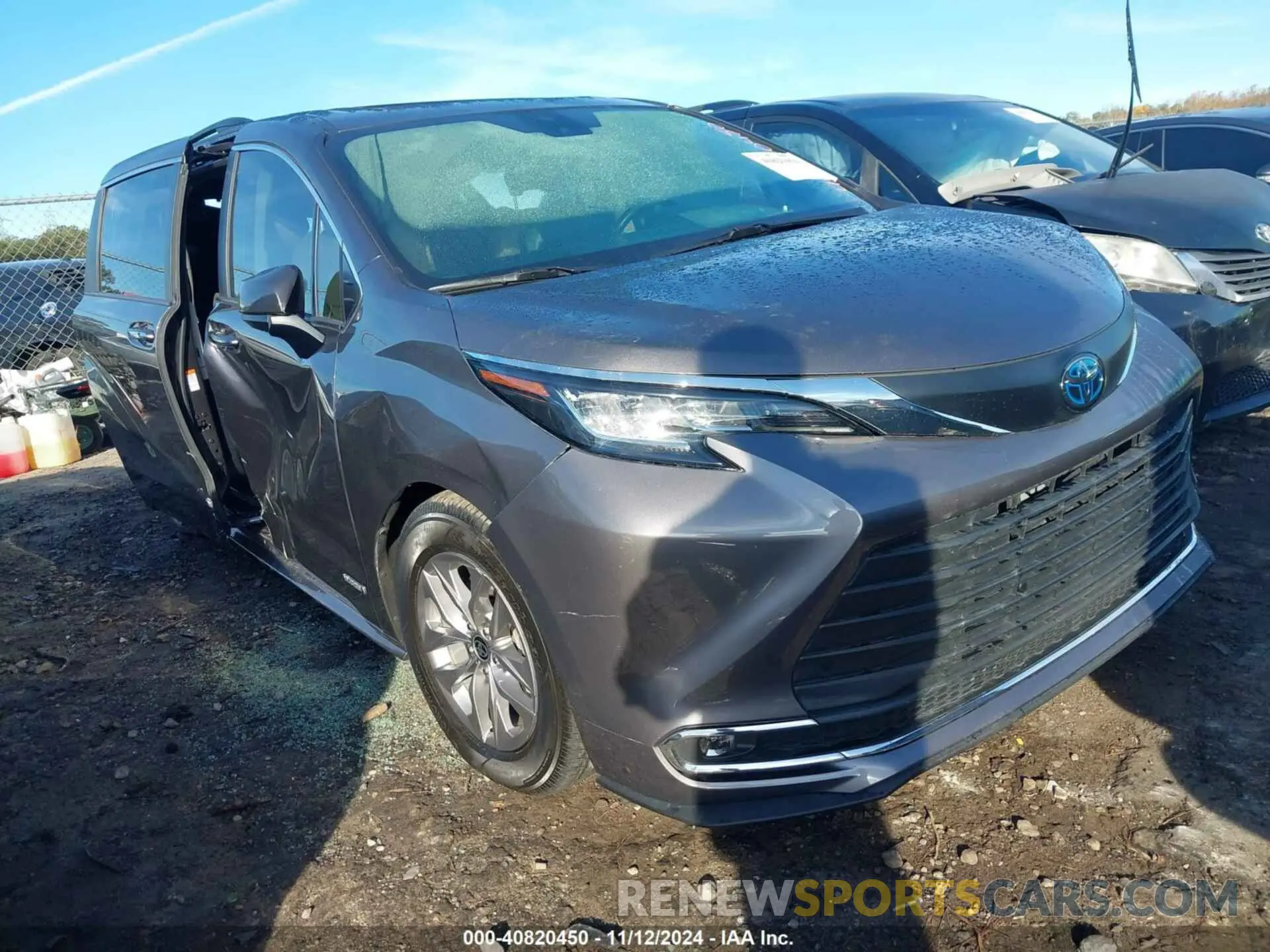 1 Photograph of a damaged car 5TDYRKEC2MS028196 TOYOTA SIENNA 2021