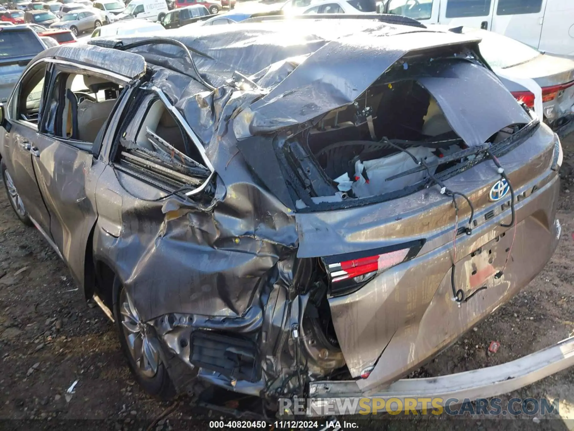 6 Photograph of a damaged car 5TDYRKEC2MS028196 TOYOTA SIENNA 2021