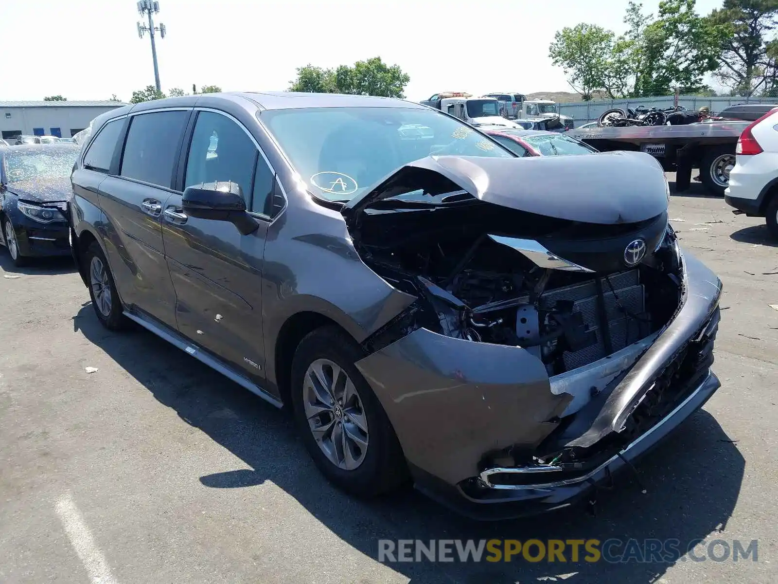 2 Photograph of a damaged car 5TDYRKEC3MS006546 TOYOTA SIENNA 2021