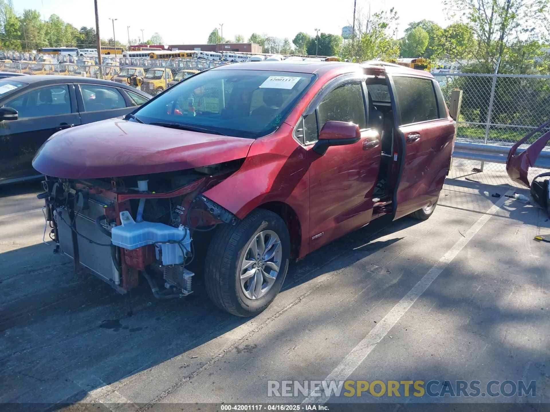 2 Photograph of a damaged car 5TDYRKEC3MS024450 TOYOTA SIENNA 2021