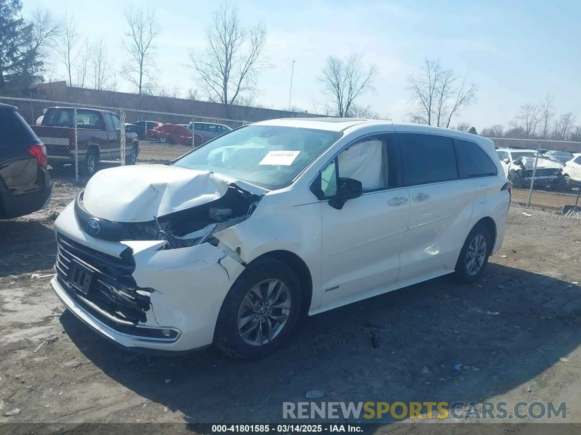 2 Photograph of a damaged car 5TDYRKEC4MS029723 TOYOTA SIENNA 2021