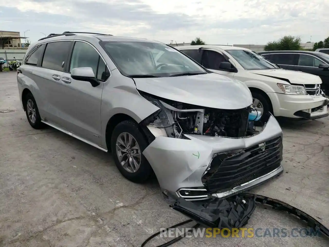 1 Photograph of a damaged car 5TDYRKEC5MS038639 TOYOTA SIENNA 2021