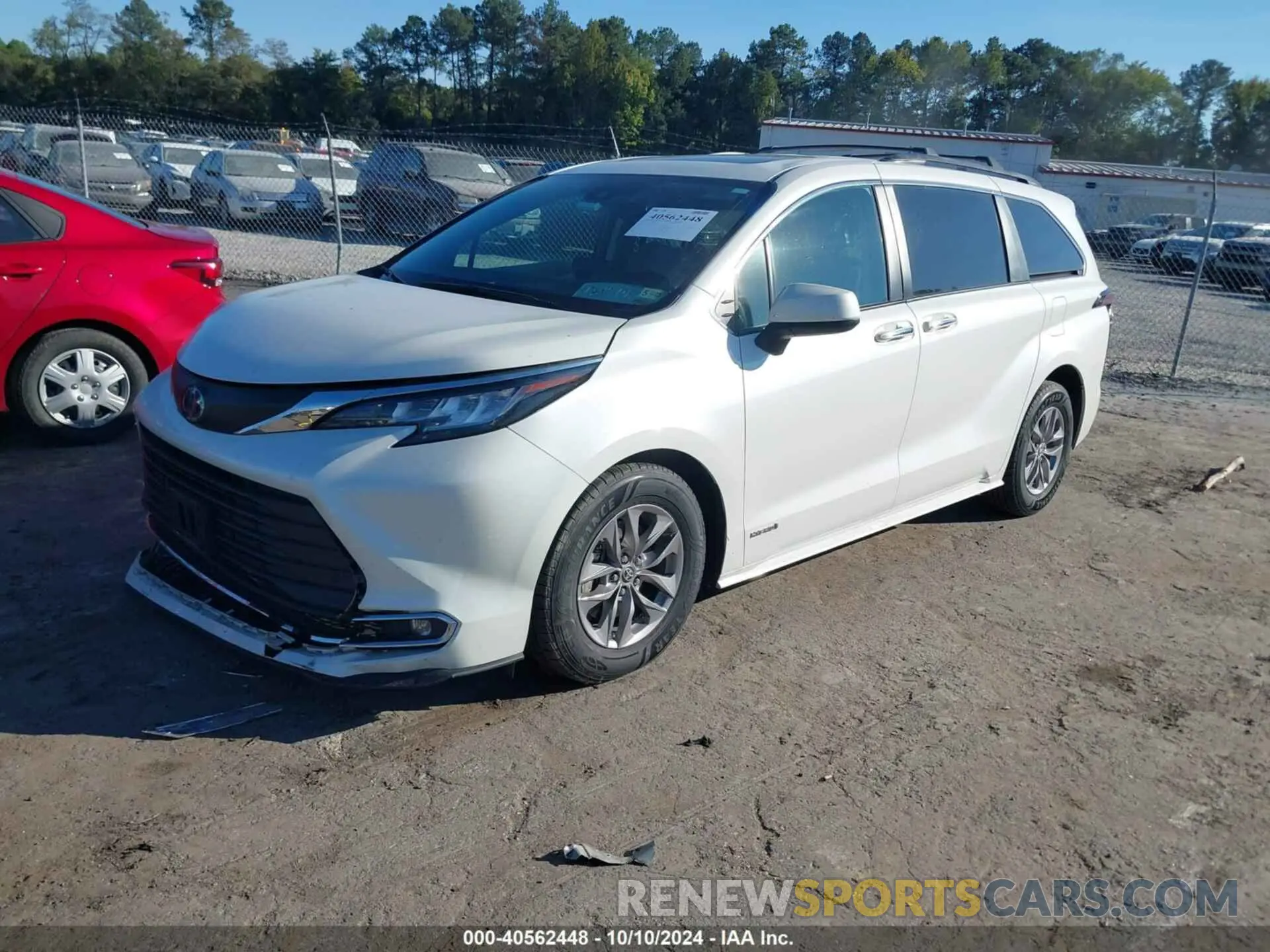 2 Photograph of a damaged car 5TDYRKEC5MS062763 TOYOTA SIENNA 2021
