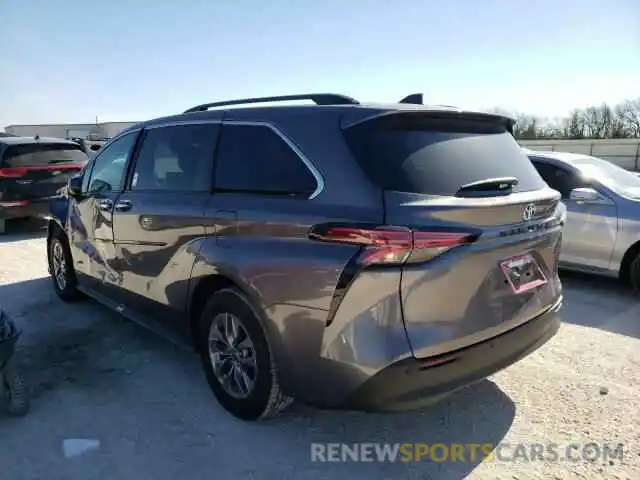 3 Photograph of a damaged car 5TDYRKEC6MS067535 TOYOTA SIENNA 2021