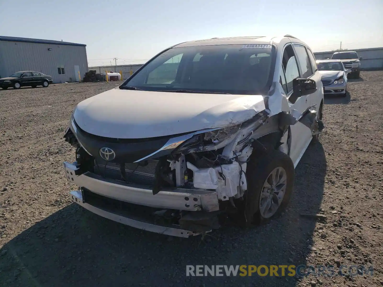 2 Photograph of a damaged car 5TDYRKEC7MS049948 TOYOTA SIENNA 2021