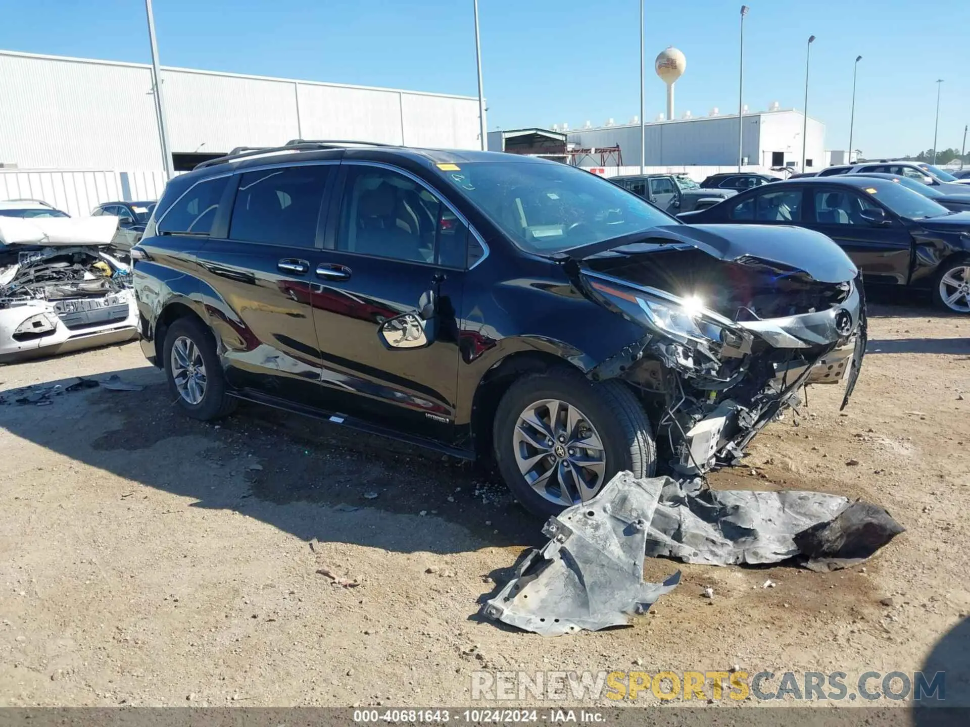 1 Photograph of a damaged car 5TDYRKEC8MS036982 TOYOTA SIENNA 2021