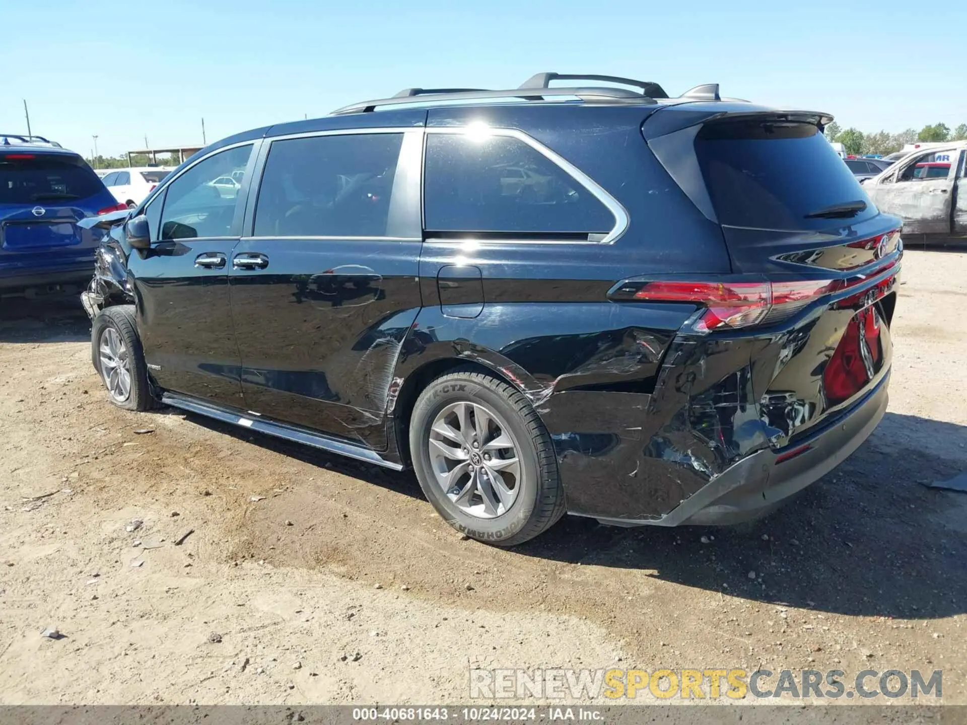 3 Photograph of a damaged car 5TDYRKEC8MS036982 TOYOTA SIENNA 2021