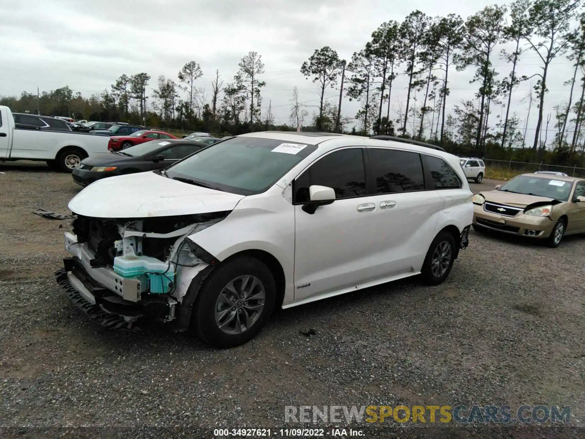 2 Photograph of a damaged car 5TDYRKEC9MS045741 TOYOTA SIENNA 2021