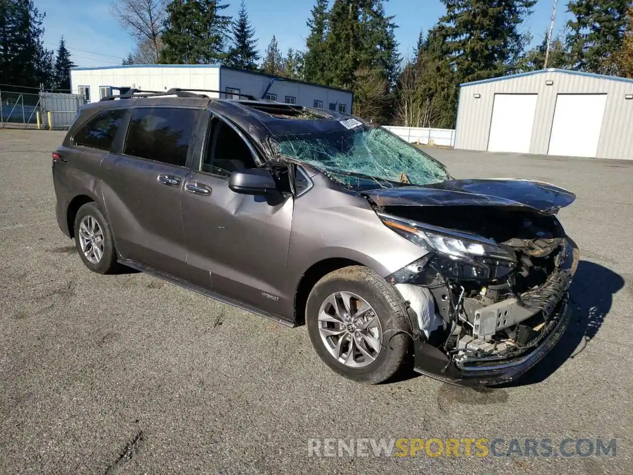 4 Photograph of a damaged car 5TDYSKFC5MS023318 TOYOTA SIENNA 2021