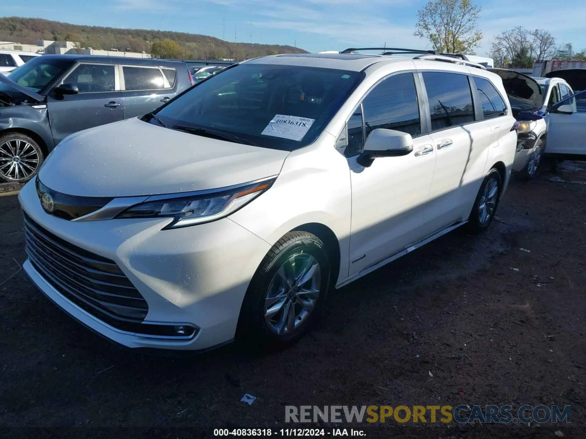 2 Photograph of a damaged car 5TDZRKEC7MS038159 TOYOTA SIENNA 2021