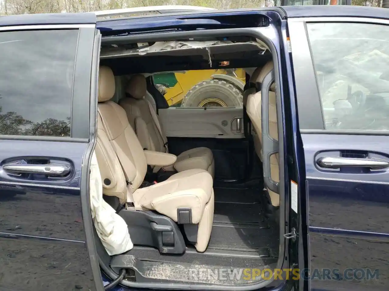 6 Photograph of a damaged car 5TDZRKECXMS023459 TOYOTA SIENNA 2021