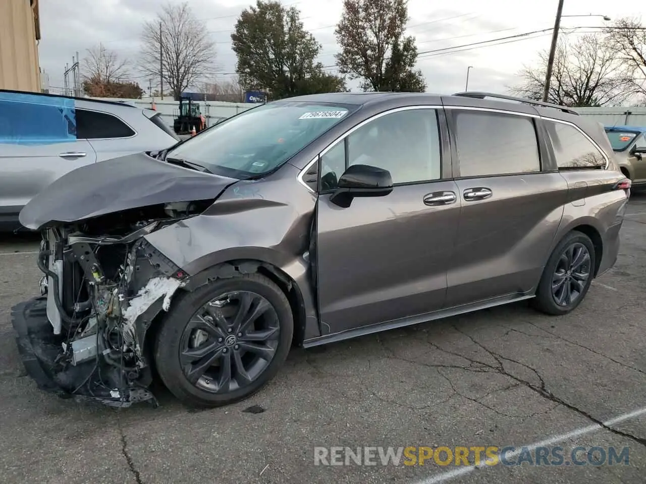 1 Photograph of a damaged car 5TDDRKEC1NS078748 TOYOTA SIENNA 2022