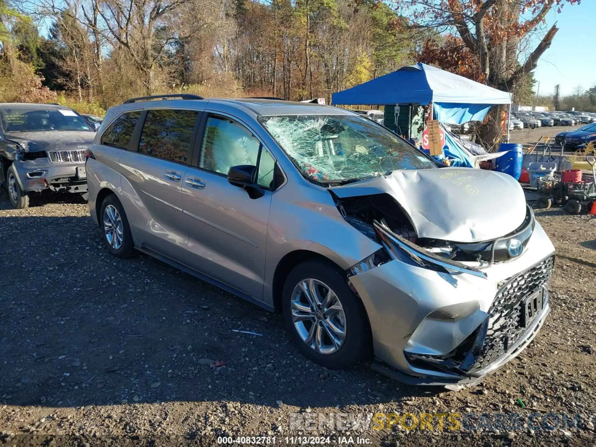 1 Photograph of a damaged car 5TDDSKFC3NS064174 TOYOTA SIENNA 2022