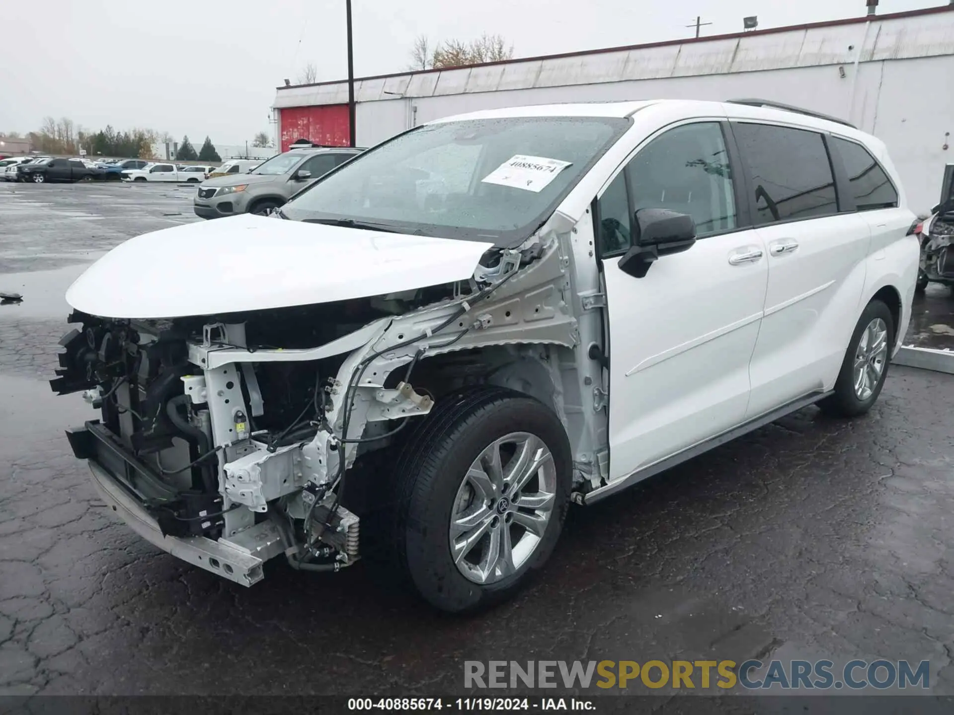 2 Photograph of a damaged car 5TDDSKFC9NS072165 TOYOTA SIENNA 2022