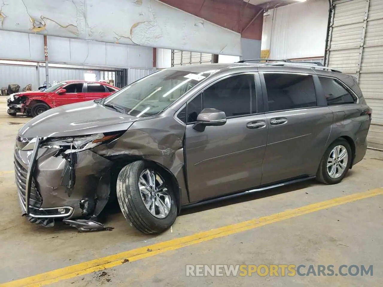 1 Photograph of a damaged car 5TDESKFC9NS059792 TOYOTA SIENNA 2022