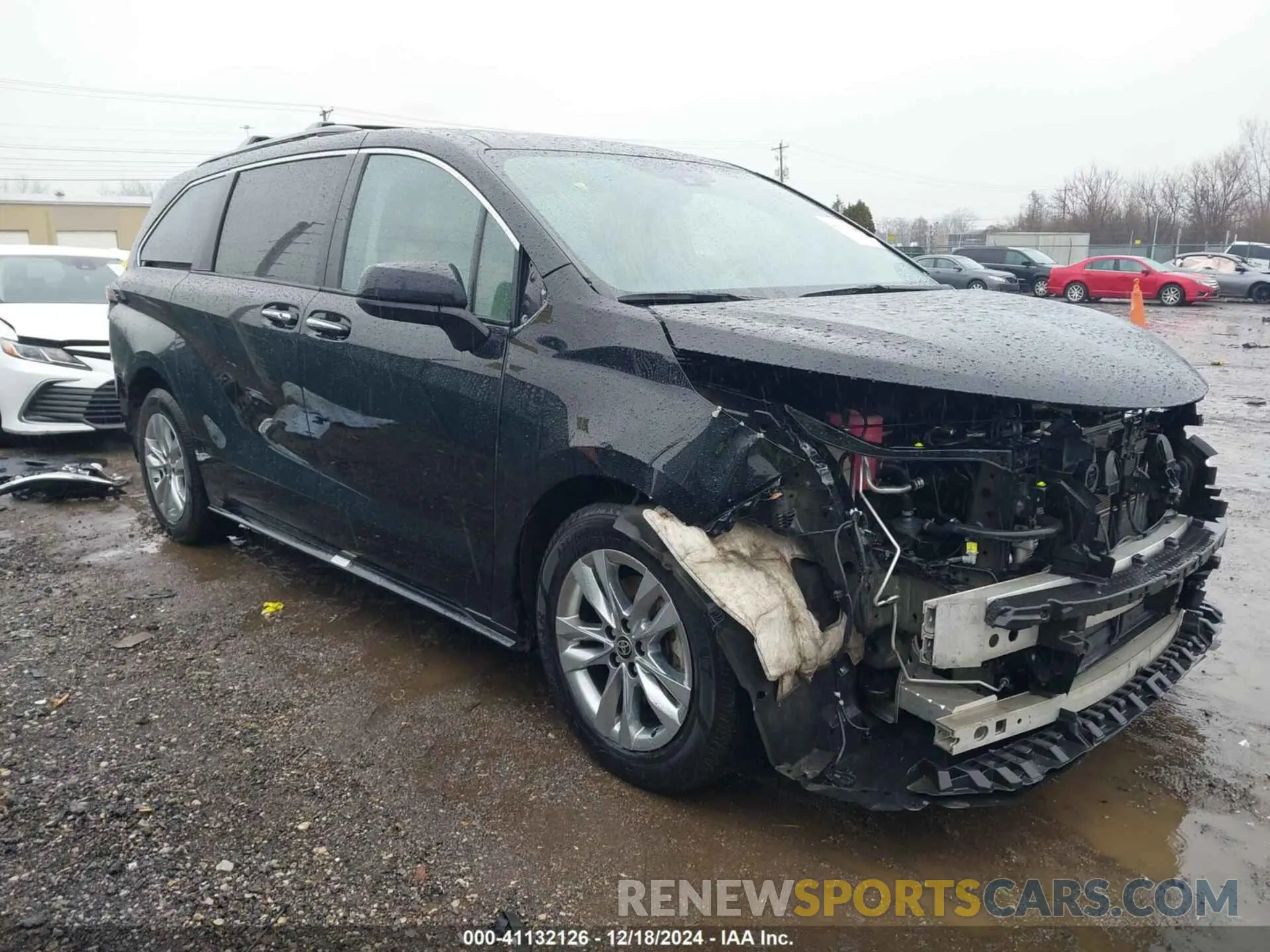 1 Photograph of a damaged car 5TDJRKEC0NS089436 TOYOTA SIENNA 2022