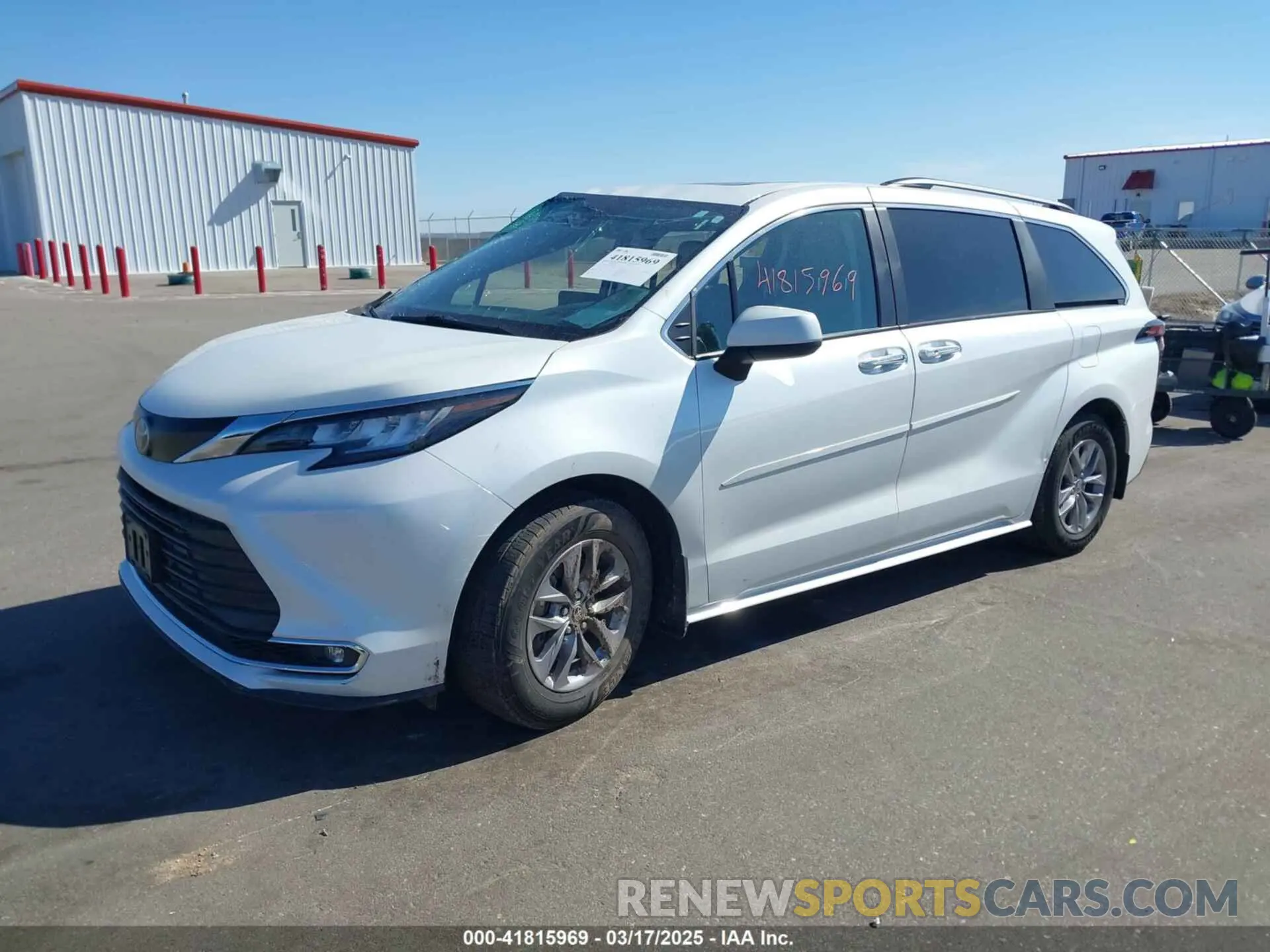 2 Photograph of a damaged car 5TDJSKFC7NS058980 TOYOTA SIENNA 2022