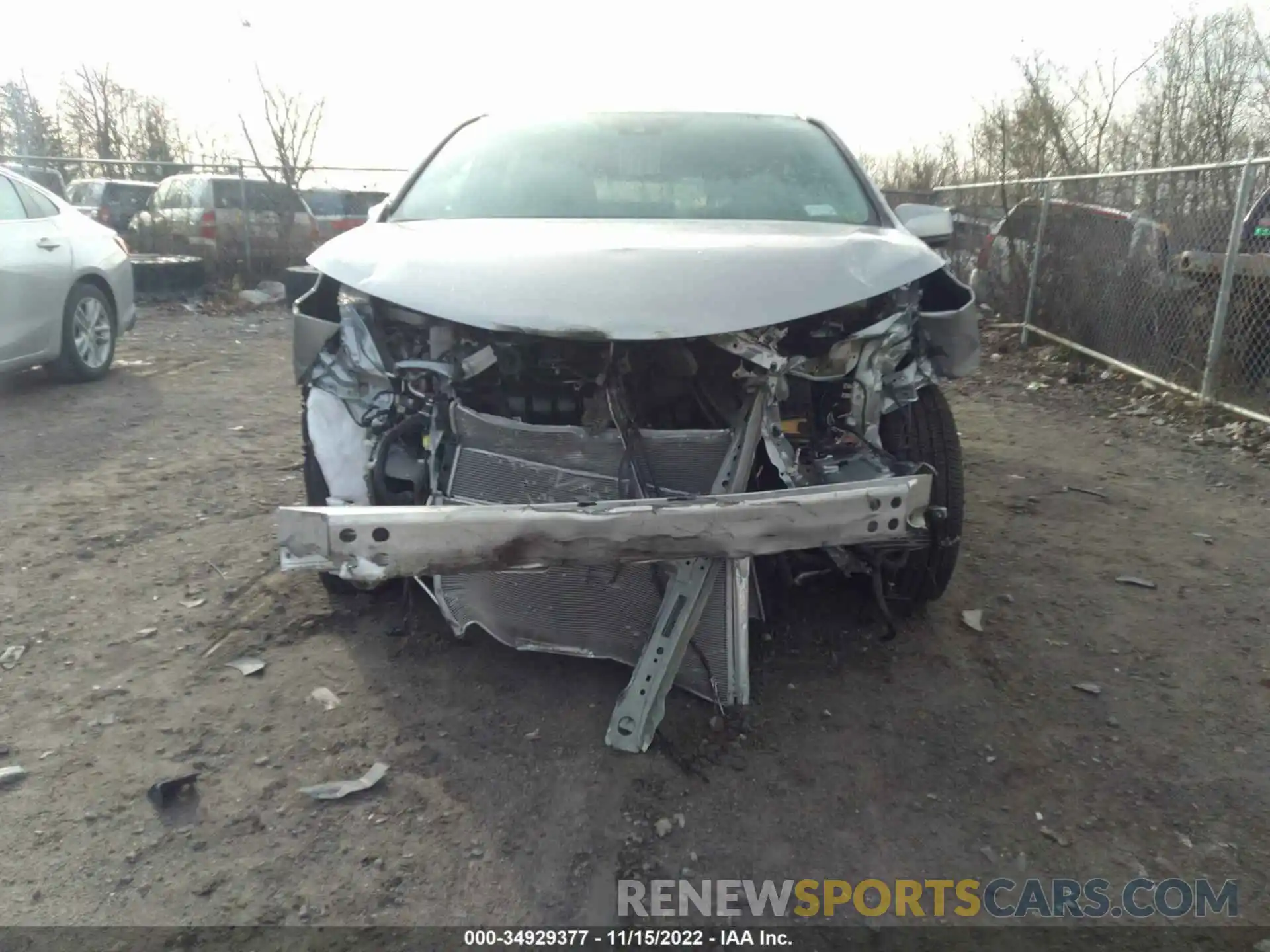 6 Photograph of a damaged car 5TDJSKFC9NS051061 TOYOTA SIENNA 2022