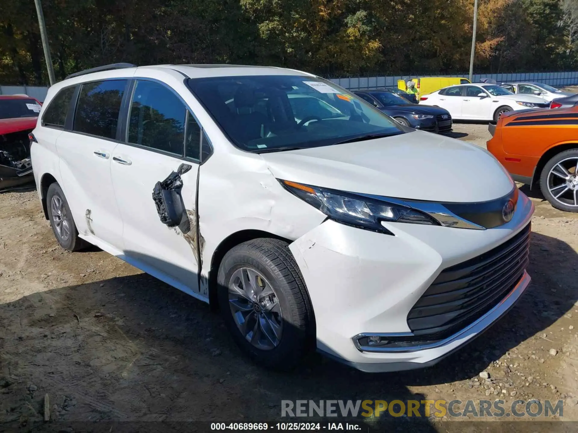 1 Photograph of a damaged car 5TDYRKEC7NS119112 TOYOTA SIENNA 2022
