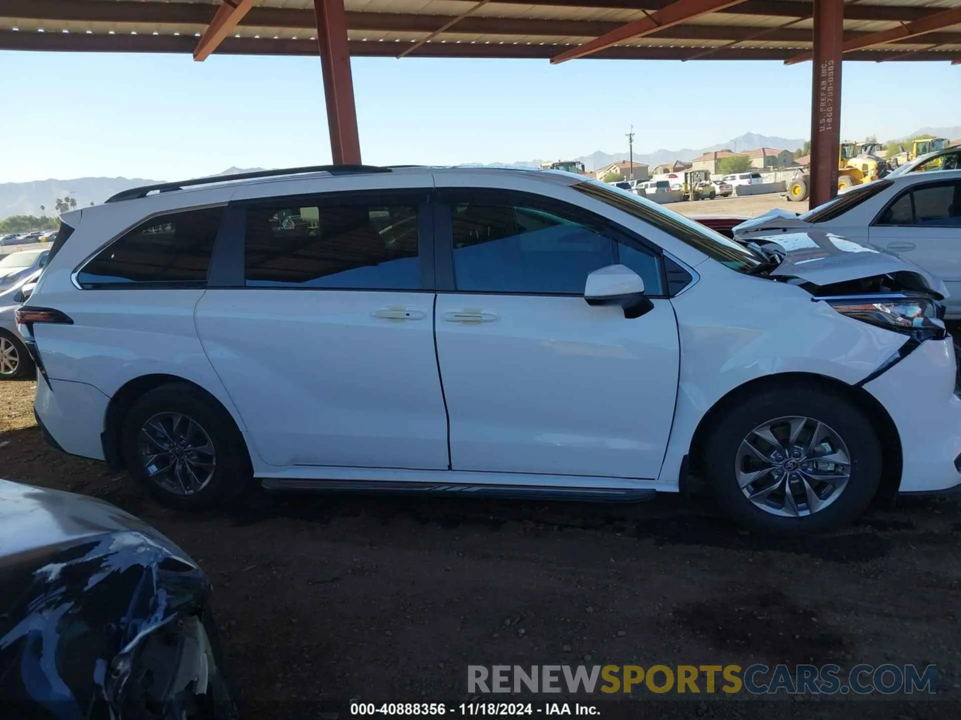 13 Photograph of a damaged car 5TDBSKFC4PS100903 TOYOTA SIENNA 2023
