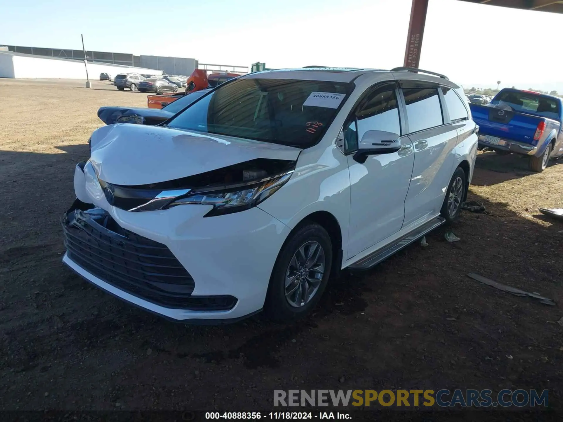 2 Photograph of a damaged car 5TDBSKFC4PS100903 TOYOTA SIENNA 2023