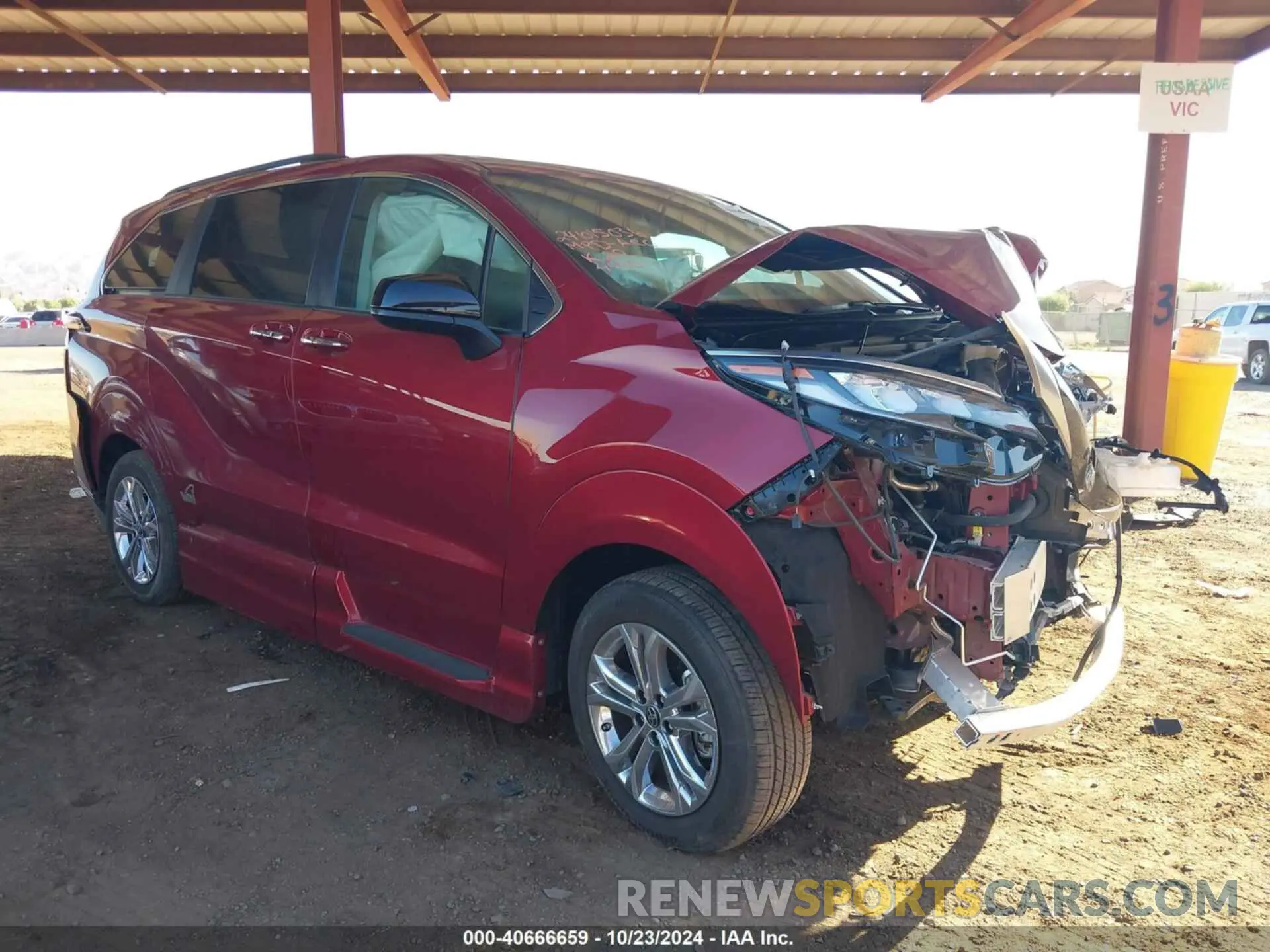 1 Photograph of a damaged car 5TDDSKFC0PS074440 TOYOTA SIENNA 2023