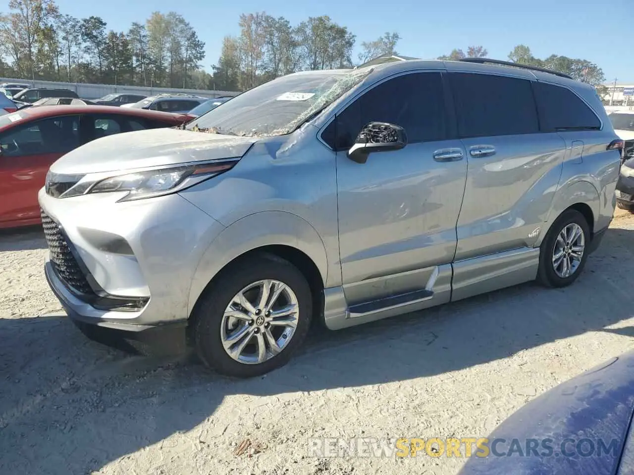 1 Photograph of a damaged car 5TDDSKFC5PS086485 TOYOTA SIENNA 2023
