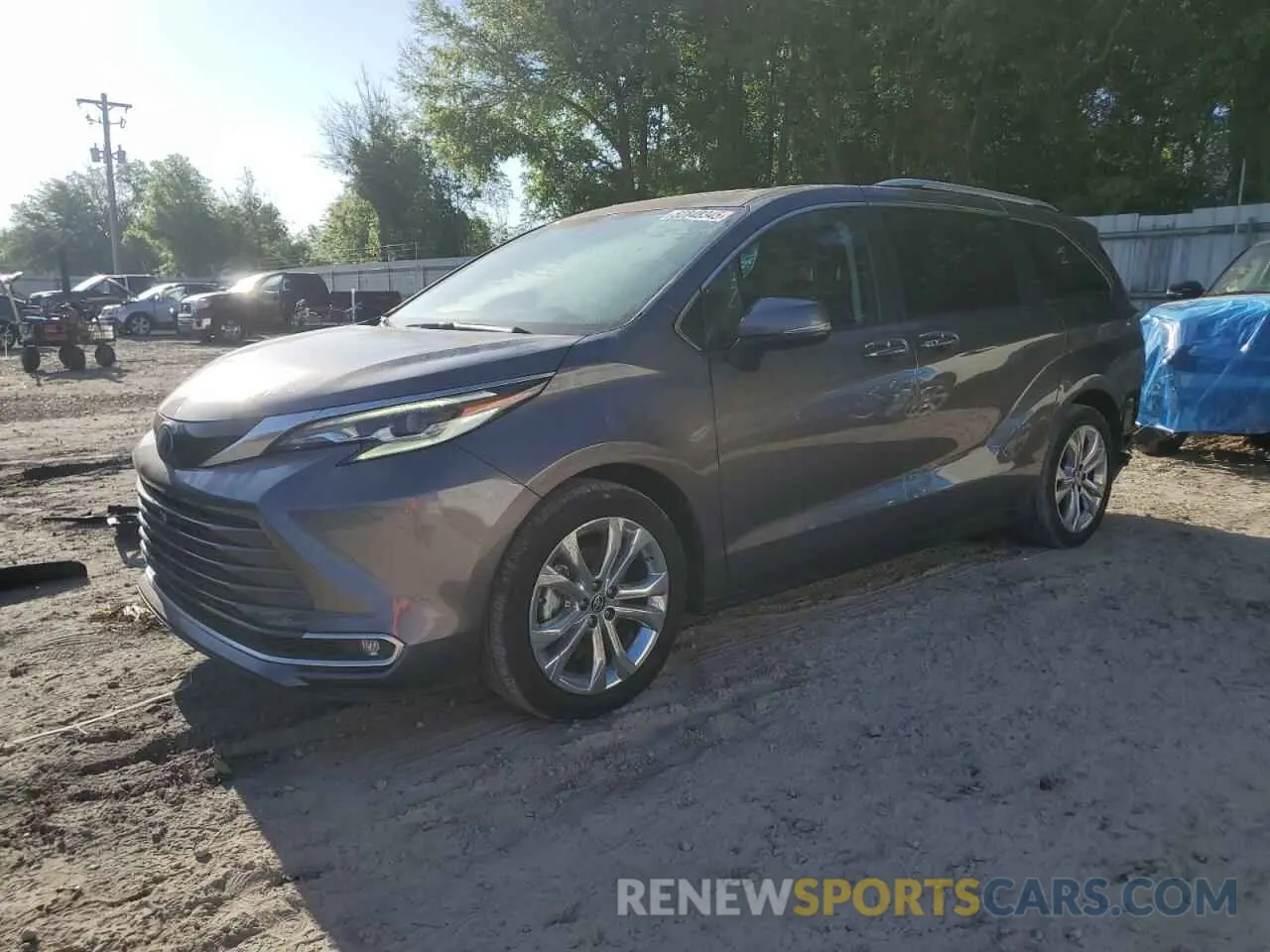 1 Photograph of a damaged car 5TDERKEC5PS165463 TOYOTA SIENNA 2023