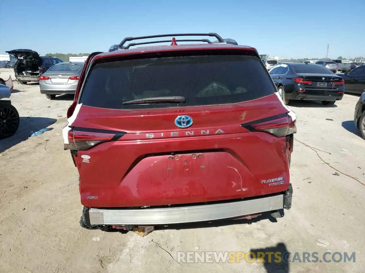 6 Photograph of a damaged car 5TDESKFCXPS092738 TOYOTA SIENNA 2023