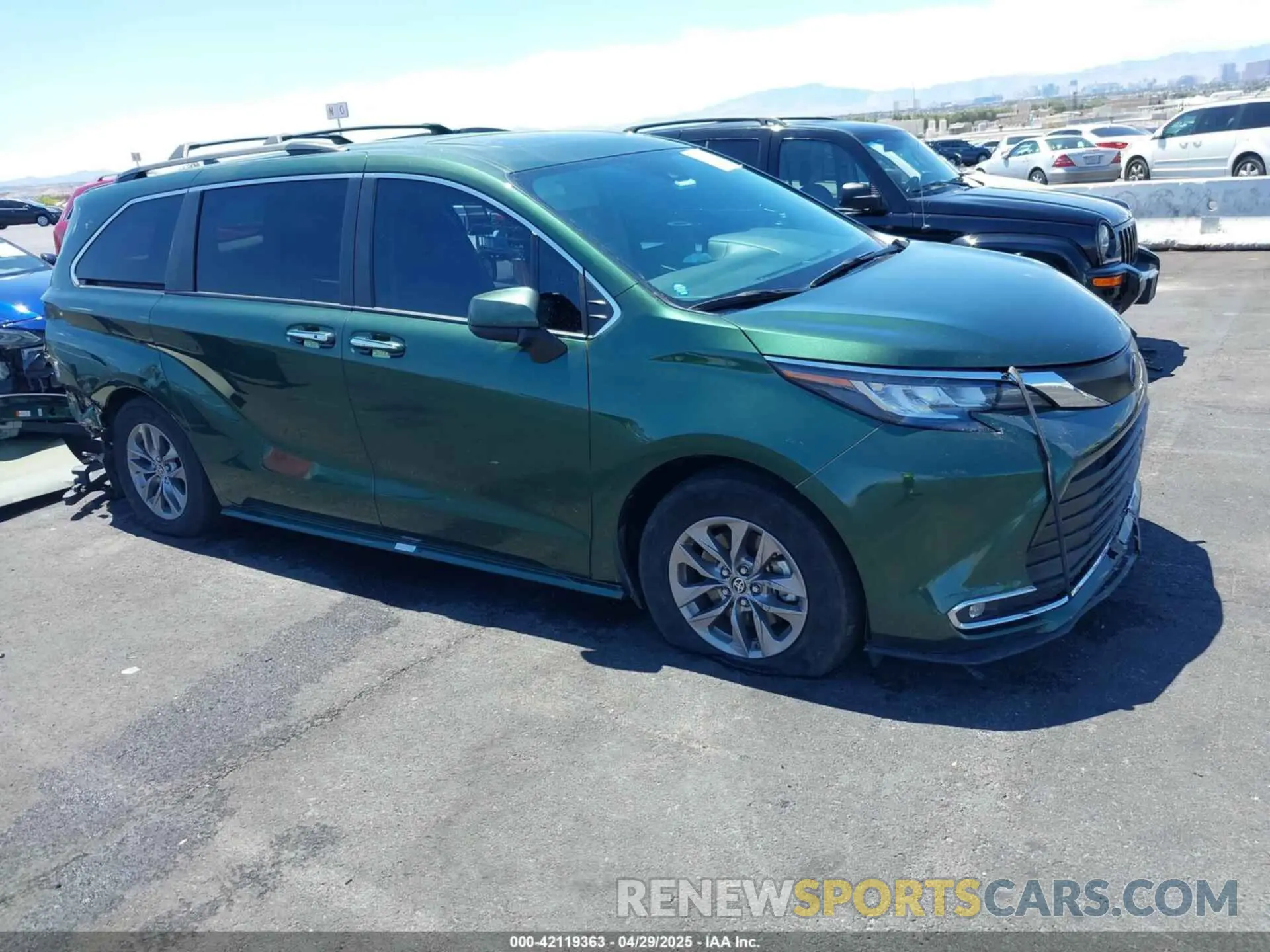 1 Photograph of a damaged car 5TDJRKEC7PS148419 TOYOTA SIENNA 2023