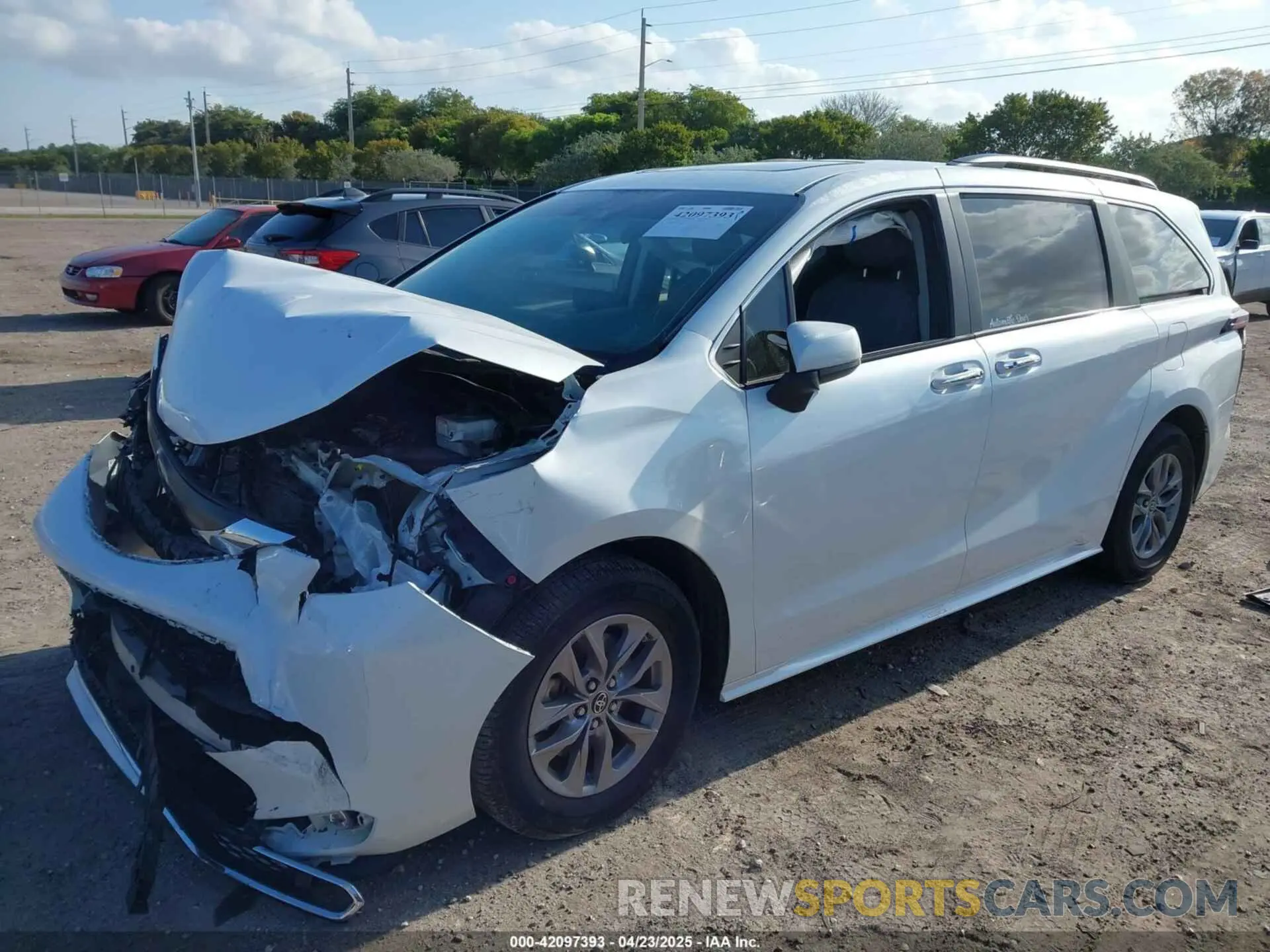2 Photograph of a damaged car 5TDJRKEC7PS163115 TOYOTA SIENNA 2023