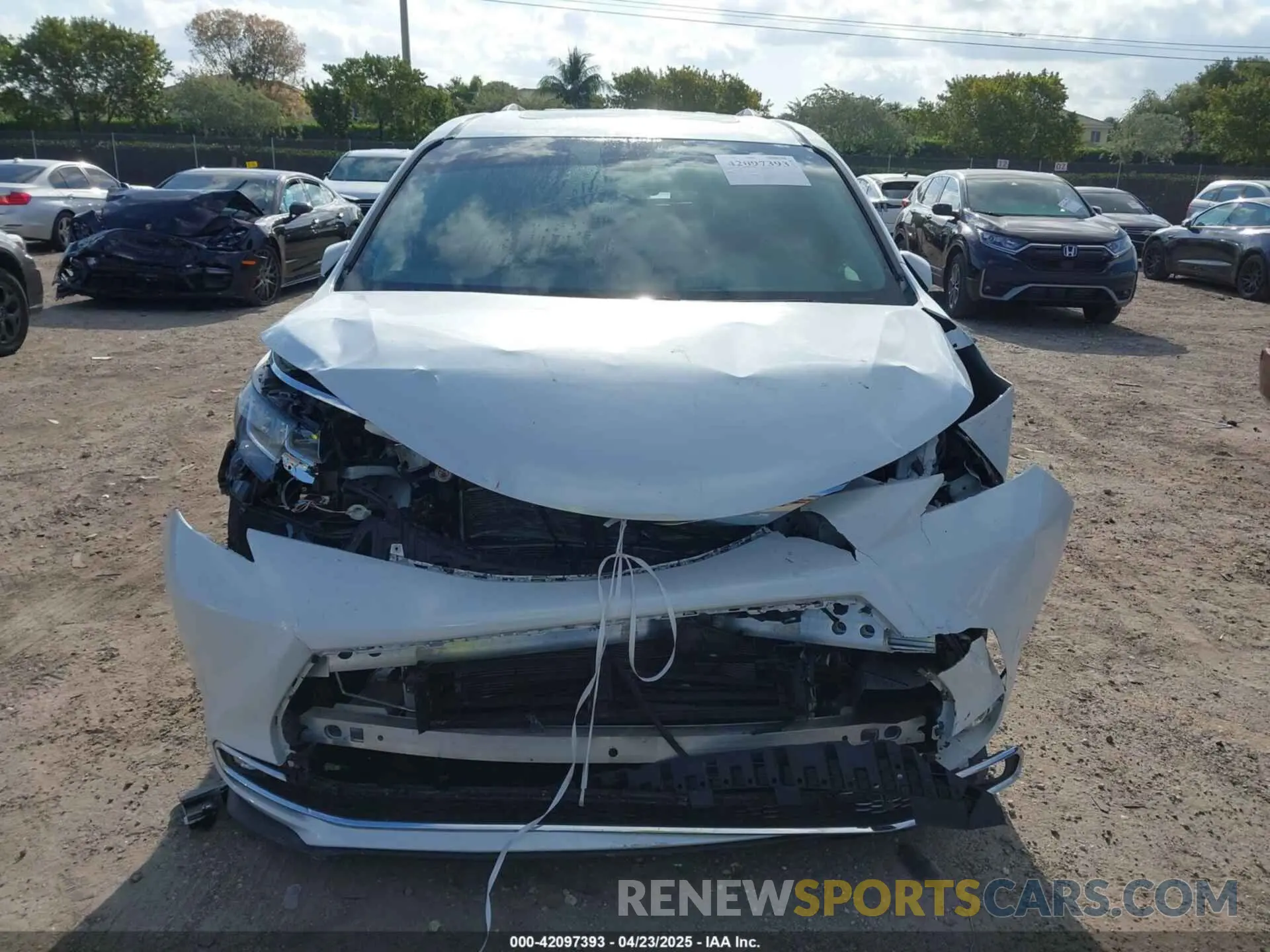 6 Photograph of a damaged car 5TDJRKEC7PS163115 TOYOTA SIENNA 2023