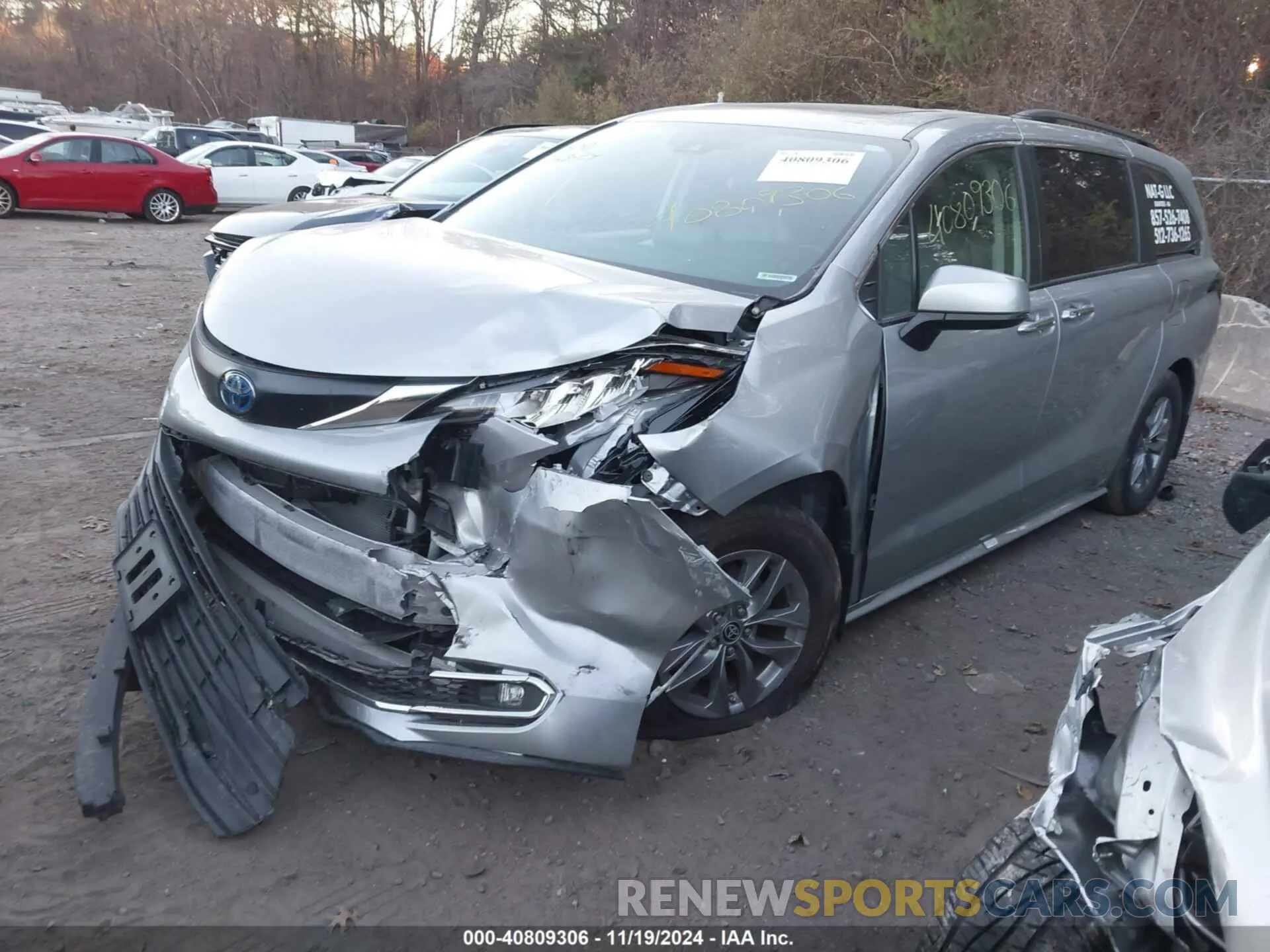 2 Photograph of a damaged car 5TDJSKFC9PS075072 TOYOTA SIENNA 2023