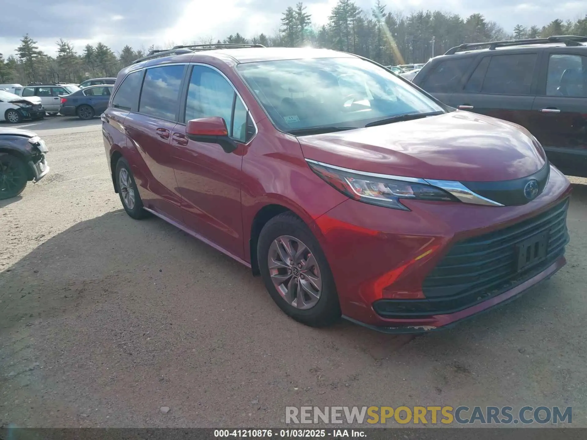 1 Photograph of a damaged car 5TDKSKFC5PS076093 TOYOTA SIENNA 2023