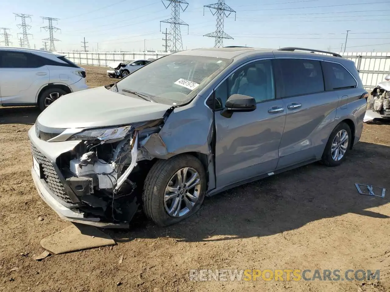 1 Photograph of a damaged car 5TDXSKFC9PS088477 TOYOTA SIENNA 2023