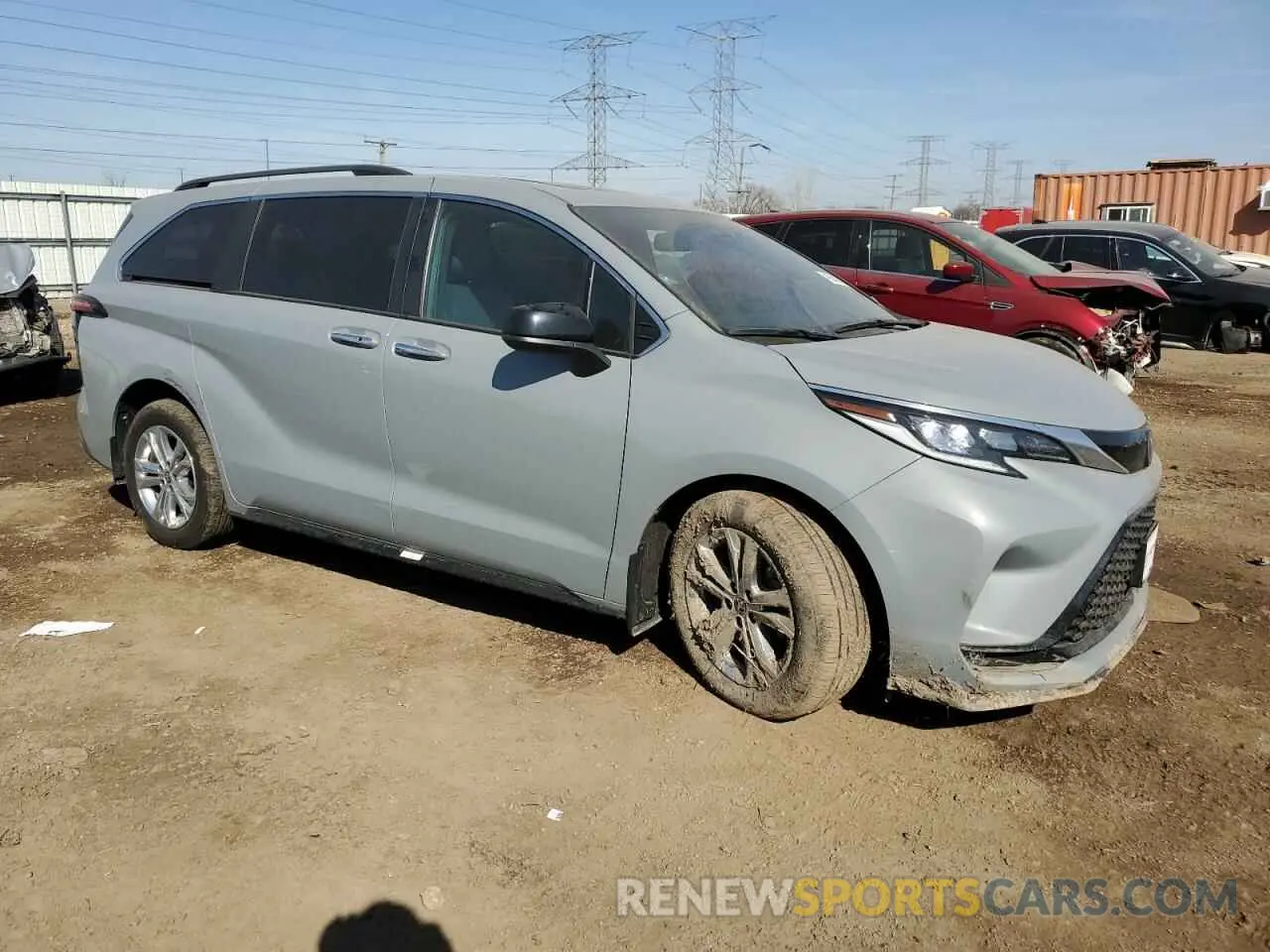 4 Photograph of a damaged car 5TDXSKFC9PS088477 TOYOTA SIENNA 2023