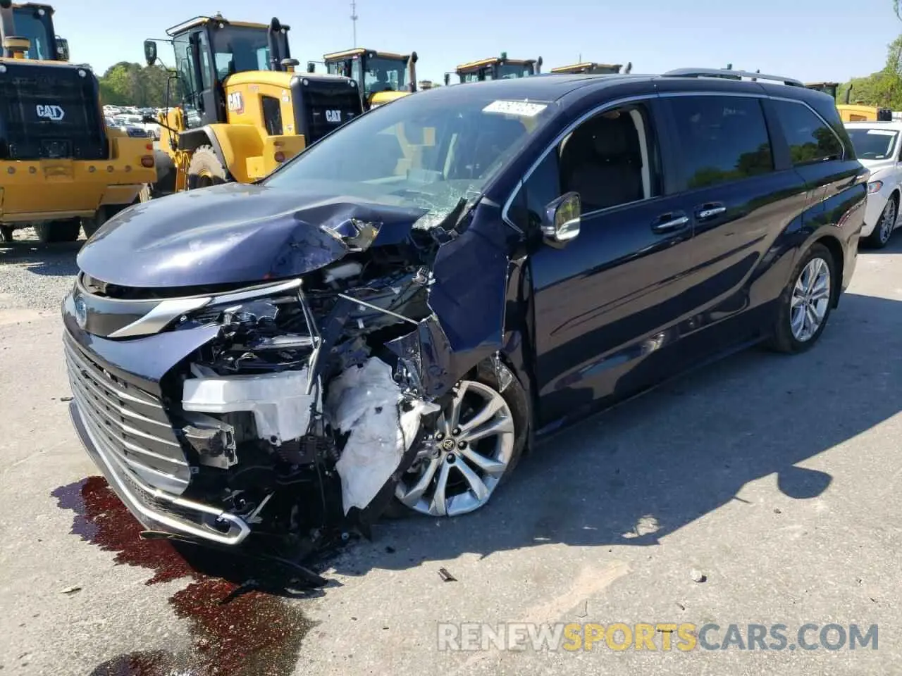 1 Photograph of a damaged car 5TDERKEC0RS187244 TOYOTA SIENNA 2024