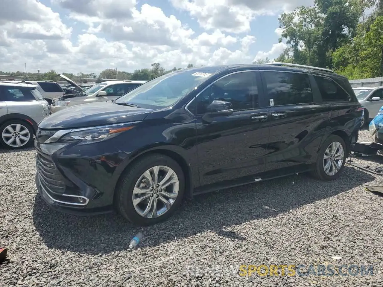 1 Photograph of a damaged car 5TDERKECXRS222288 TOYOTA SIENNA 2024