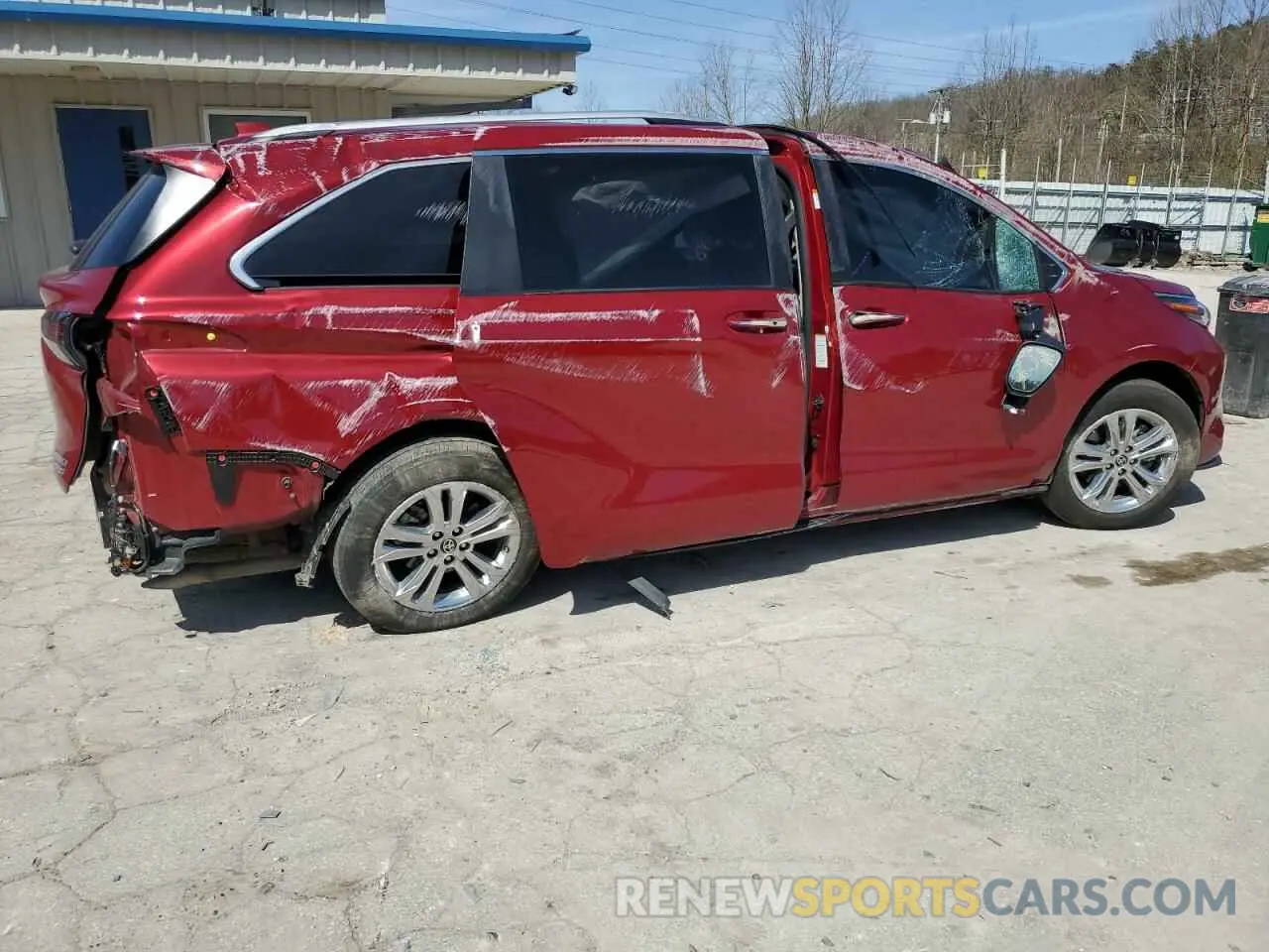 3 Photograph of a damaged car 5TDESKFC3RS134363 TOYOTA SIENNA 2024