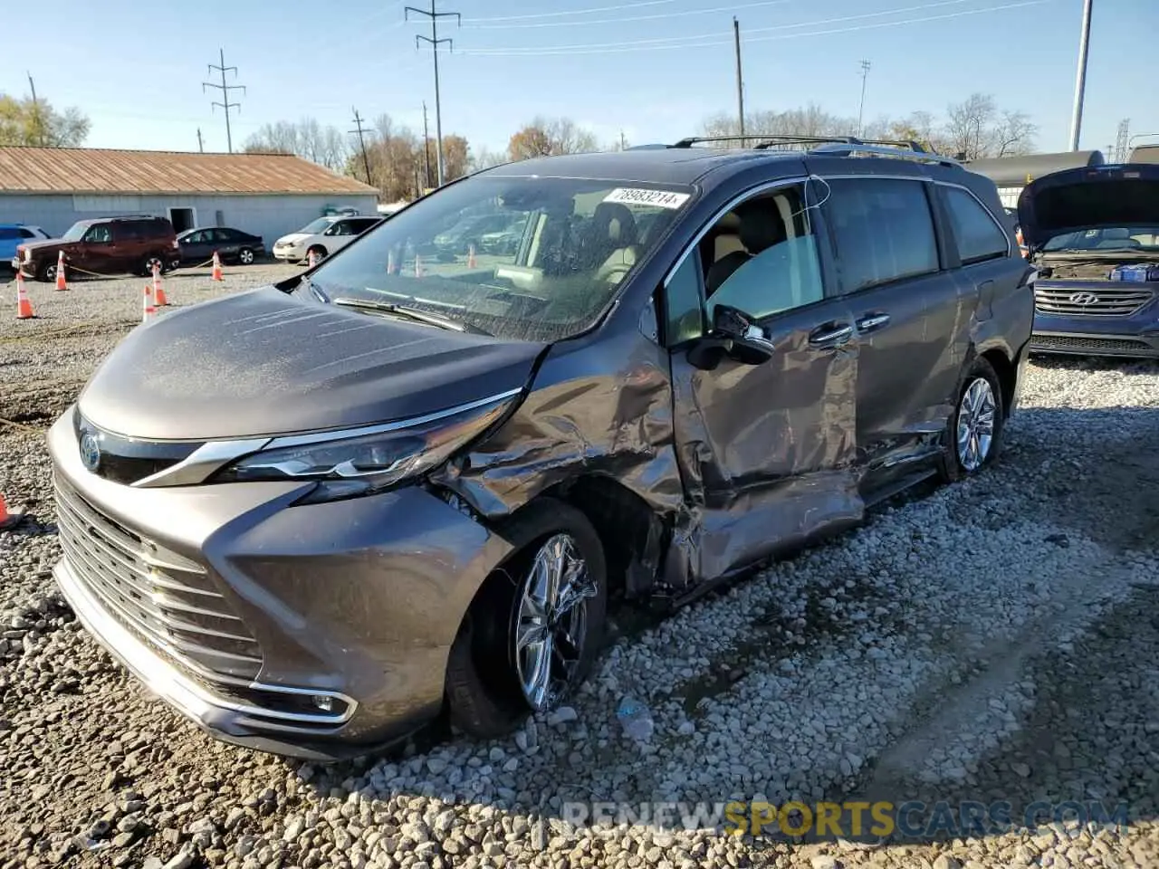 1 Photograph of a damaged car 5TDESKFC6RS149262 TOYOTA SIENNA 2024