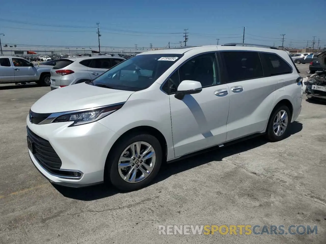 1 Photograph of a damaged car 5TDZRKEC1RS187559 TOYOTA SIENNA 2024