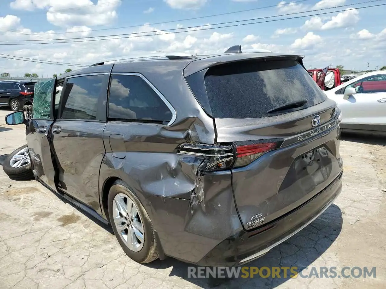 2 Photograph of a damaged car 5TDZSKFC5RS136486 TOYOTA SIENNA 2024