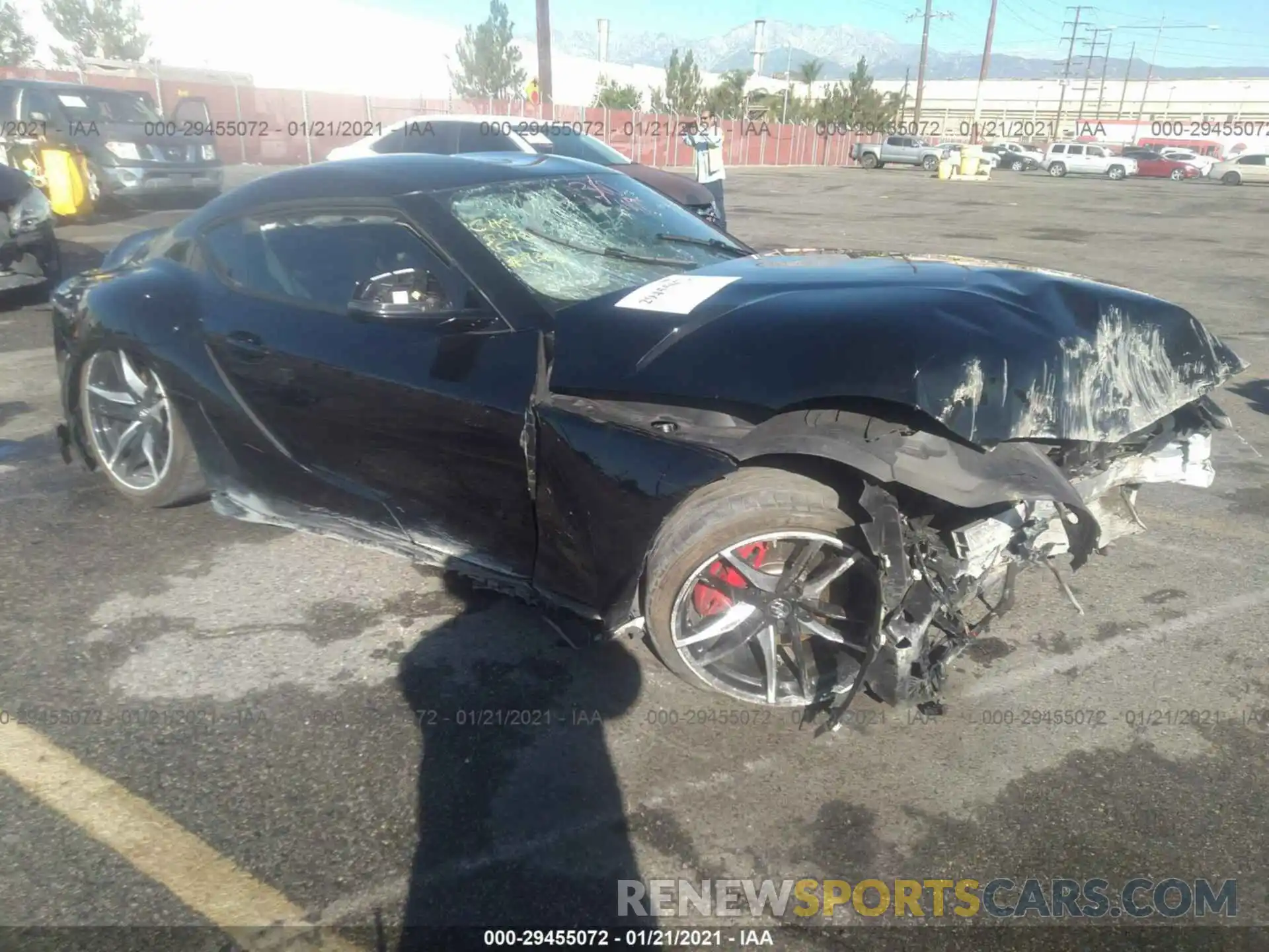 1 Photograph of a damaged car 0WZ1DB4C00LW02936 TOYOTA SUPRA 2020